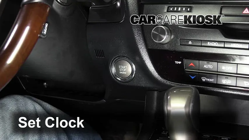 2018 Lexus RX350L 3.5L V6 Clock